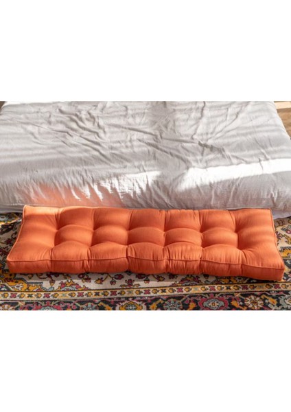 120 x 50 cm Kenarlı Yanlı Dikim Fermuarlı Dekoratif Minder