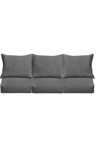 Dış Mekan Koltuk Sandalye Yer Minderi Sırt Dayamalı Alt Üst Takım 50 x 50 x 10 cm 2'li Set Sadece Minder modelleri