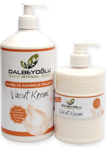 Tahriş Ve Kızarma Önleyici Kabin Boy Vücut Kremi 1000 ml