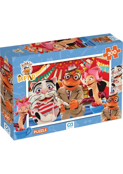 Dedektif Reptır Lisanslı 200 Parça 33X48CM Çocuk Puzzle Yapboz Serisi