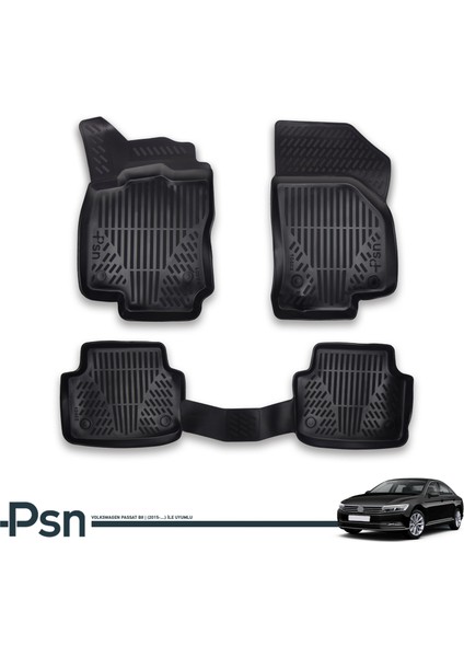 Volkswagen Passat B8 (2015-2023) Ile Uyumlu - Araca Özel Paspas