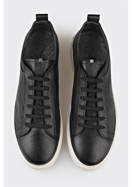 Siyah Deri Erkek Günlük Ayakkabı fırsatları