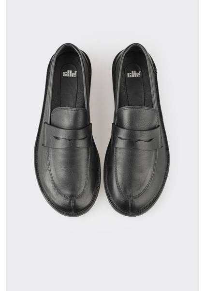 Siyah Deri Kadın Günlük Ayakkabı fırsatları