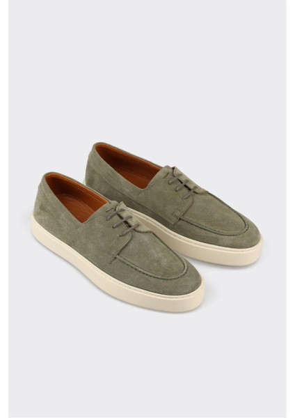 Yeşil Deri Erkek Günlük Ayakkabı fiyatları