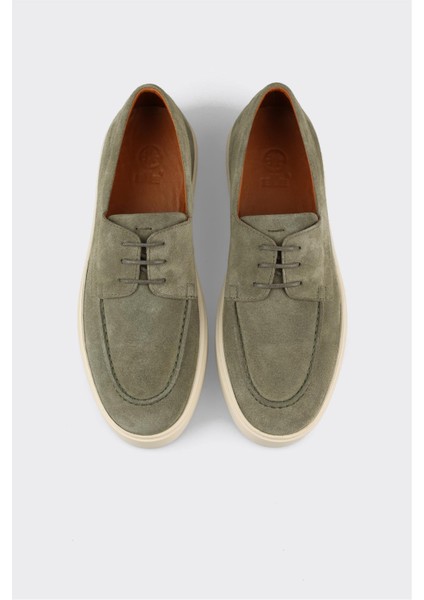 Yeşil Deri Erkek Günlük Ayakkabı fırsatları