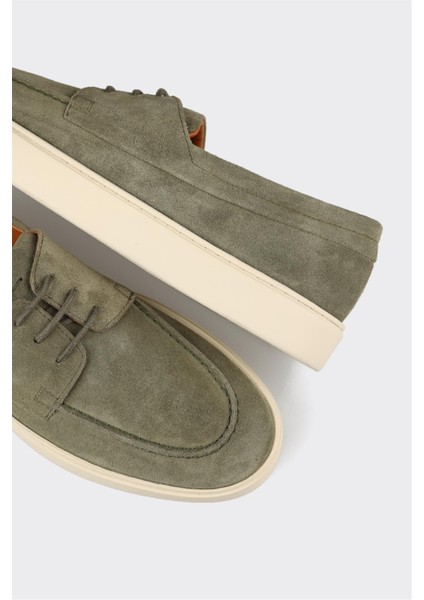 Yeşil Deri Erkek Günlük Ayakkabı indirimleri