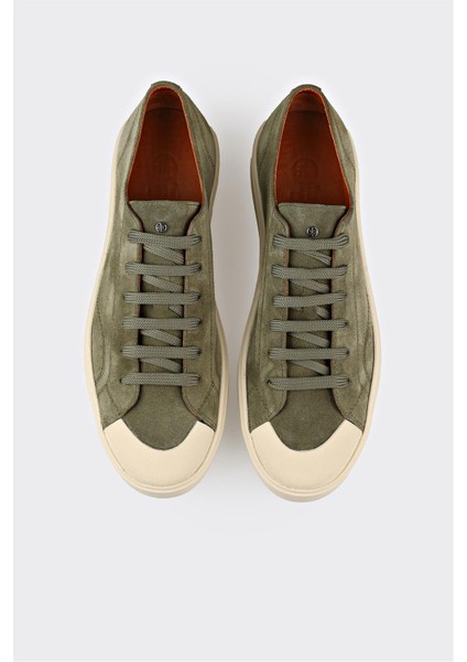 Yeşil Deri Erkek Spor Ayakkabı fırsatları