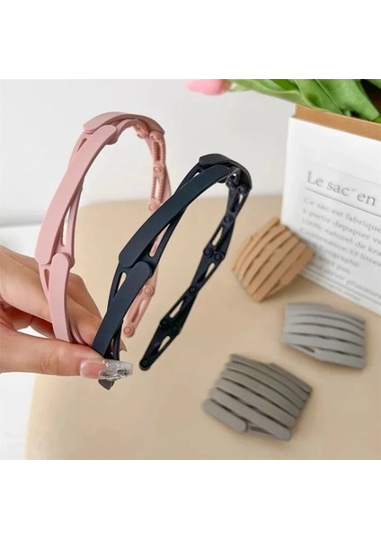 Katlanabilir Taraklı Taç, Unisex Katlanabilir Taç Toka, Gri Renk Katlanır Taç Toka modelleri
