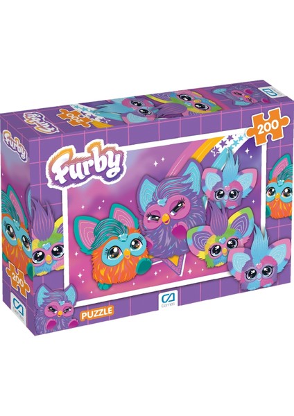 Furby Lisanslı 200 Parça 33X48CM Çocuk Puzzle Yapboz Serisi