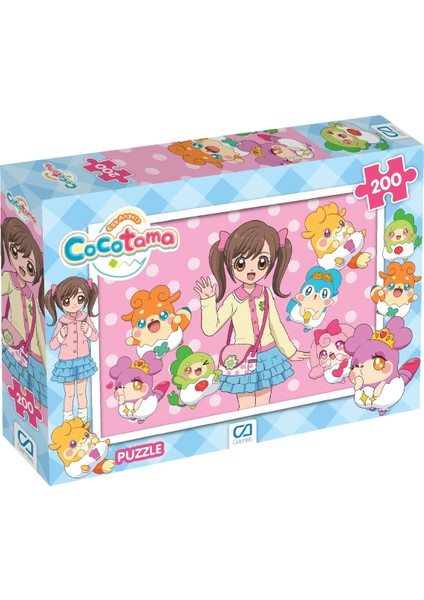 Cocotama : Egg Angels Lisanslı 200 Parça 33X48CM Çocuk Puzzle Yapboz Serisi