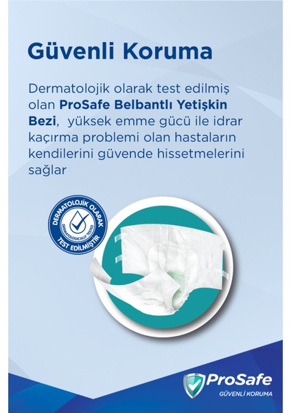 Külotlu Emici Yetişkin Hasta Bezi Xlarge 30'lu