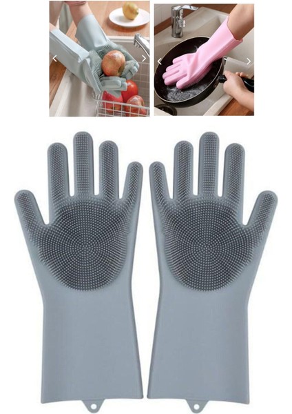 Silikon Bulaşık Yıkama Eldiveni
