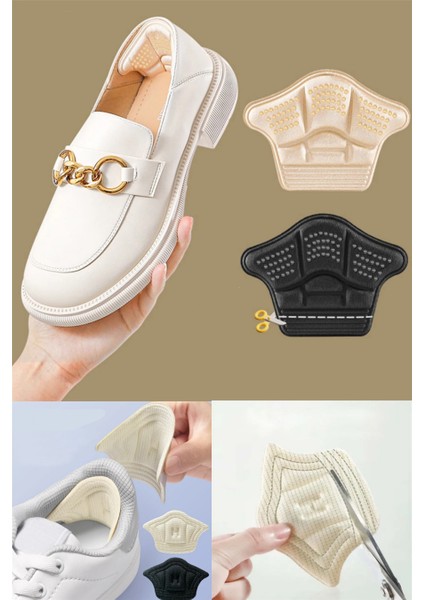 2 Adet Taç Şeklinde Topuk Vurma Önleyici 5 Mm. Ayakkabı Vurma Engelleyici ve Daraltıcı Ped