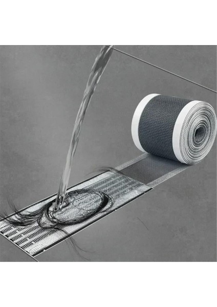 Yeni Nesil Kendinden Yapışkanlı Banyo - Mutfak Gider Filtresi (1 Adet-5 Metre)