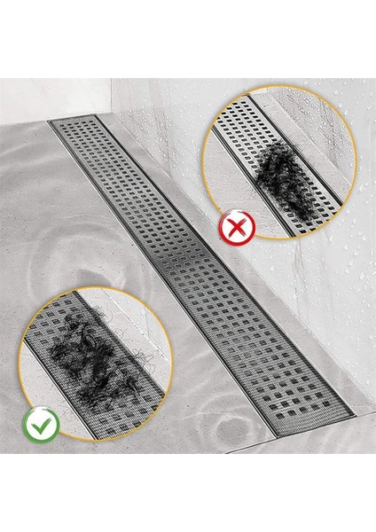 Yeni Nesil Kendinden Yapışkanlı Banyo - Mutfak Gider Filtresi (1 Adet-5 Metre)