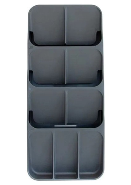 9 Bölmeli Çekmece Kaşıklık Geniş Çok Amaçlı Çekmece Düzenleyici Çatal Kaşık Bıçak Organizer indirimleri