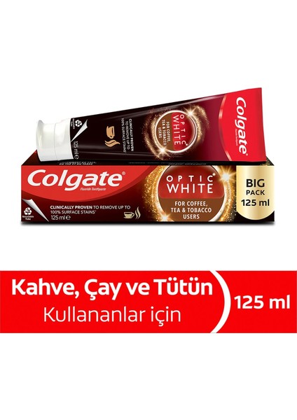 Diş Macunu Optic White 125 ml (12 Li Set)