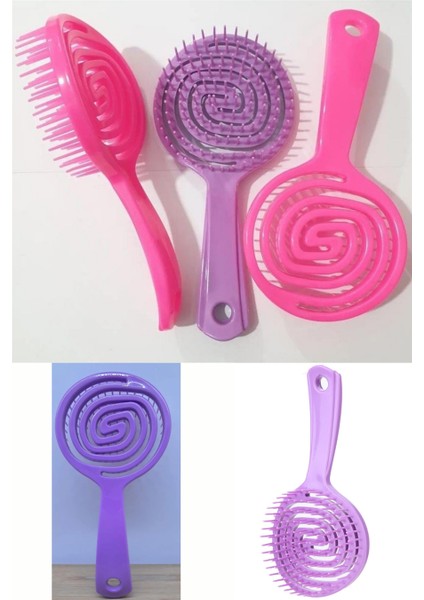 3 Boyutlu Pro Saç Tarama Tarakları - Doğal Bakım ve Zarif Görünüm