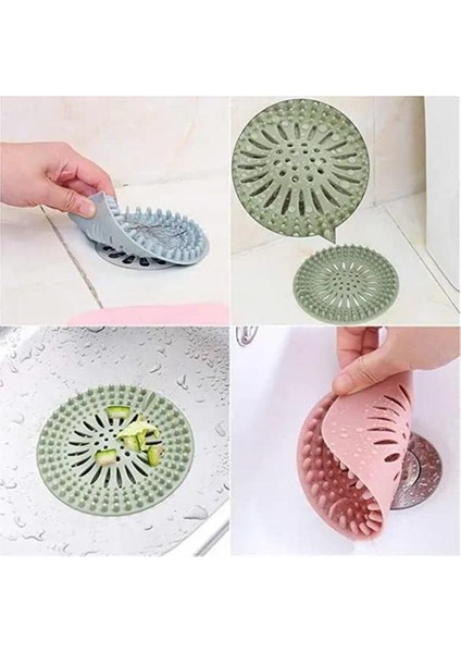 Süzgeçli Silikon Lavabo ve Küvet Tıkacı Yuvarlak Lavabo Tıkacı Süzgeç Banyo Tıpa Banyo Süzgeç fiyatları