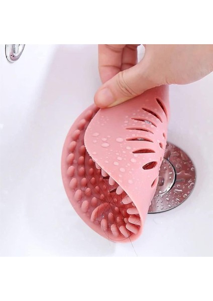 Süzgeçli Silikon Lavabo ve Küvet Tıkacı Yuvarlak Lavabo Tıkacı Süzgeç Banyo Tıpa Banyo Süzgeç modelleri