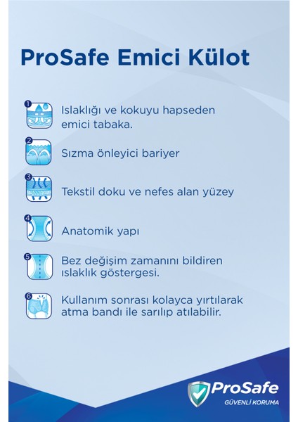 Yetişkin Emici Külot Büyük L 2'li Paket