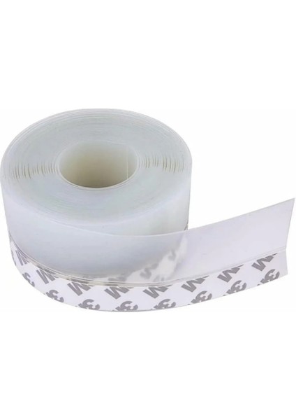 4 Metre Şeffaf Rüzgar Geçirmez Silikon Sızdırmazlık Şeridi Kapı Pencere Rüzgar Sızdırmaz Bant indirimleri