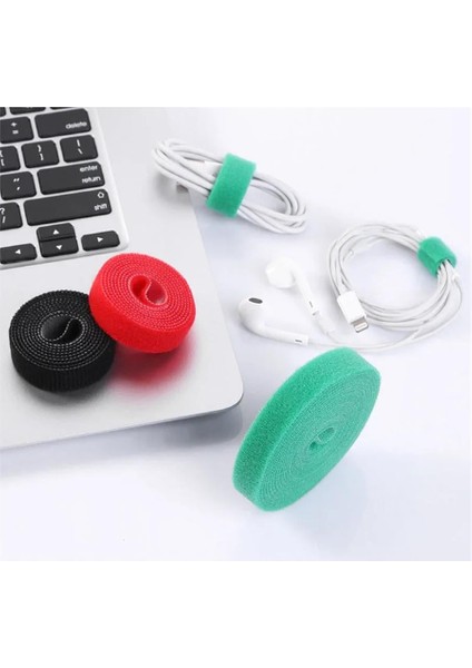 Cırt Bant Kablo Düzenleyici Cırt Bağı Karışık Renk 1 Metre fırsatları