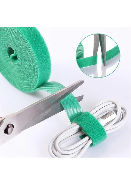 Cırt Bant Kablo Düzenleyici Cırt Bağı Karışık Renk 1 Metre indirimleri