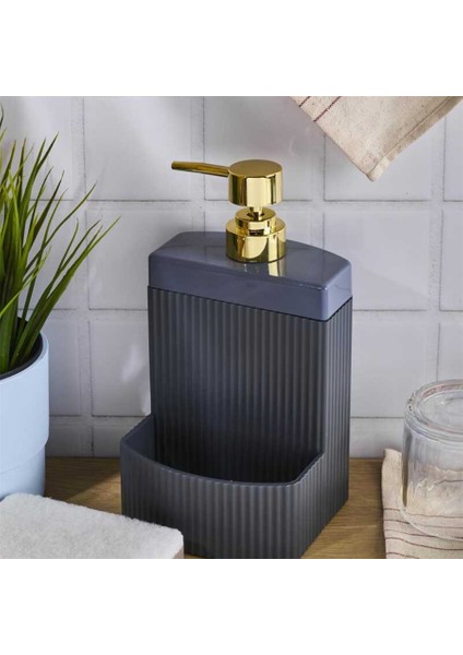 Tezgah Üstü Dikdörtgen Hazneli Lüx Mutfak Seti & Sıvı Sabunluk Mutfak Banyo Süngerlik & Sabunluk