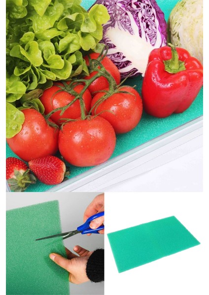 Buzdolabı Içi Kesilebilir Meyve Sebze Nem Önleyici Küf Koruyucu Mat