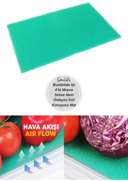 Buzdolabı Içi Kesilebilir Meyve Sebze Nem Önleyici Küf Koruyucu Mat modelleri