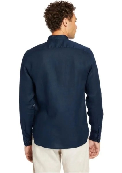 Linen Korean Collar Shirt modelleri