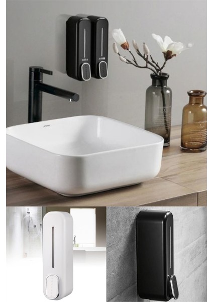 Sıvı Sabunluk Duvara Monte Manuel Sabunluk Banyo Şampuan Duş Dispenseri fiyatları