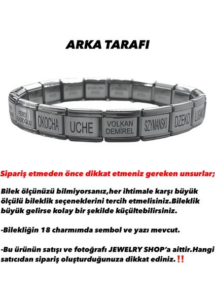 Fenerbahçeli Taraftar Nomination Charm Bileklik