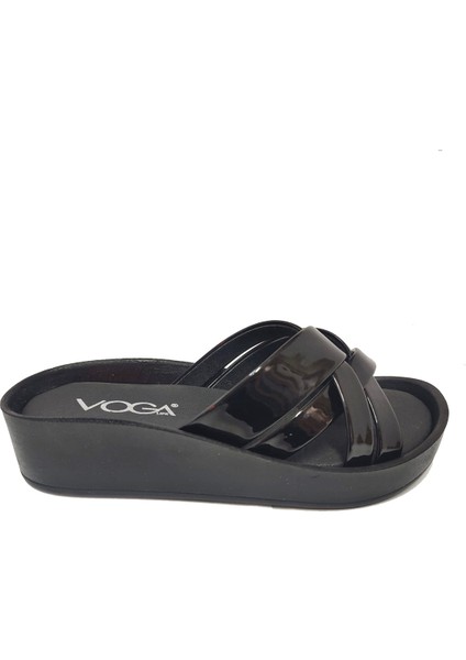 1404-25 Rugan Dolgu Topuk Ahtapot Kadın Terlik modelleri