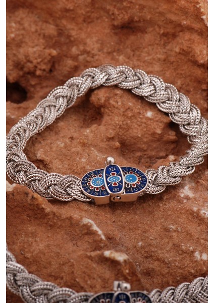 Hasır Örgü Telkari Anadolu Motifli Oksitli Gümüş Set 2752 fırsatları