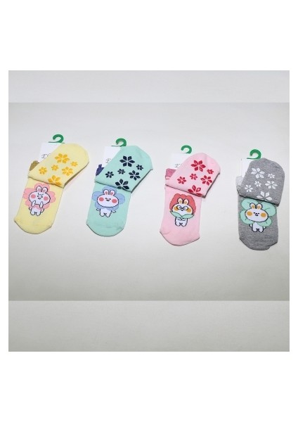 5'li Paket Valeria Kız Patik Baby Çorap