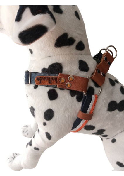 köpek göğüs tasması orta ırk deri renkli kemer kolon göğüs ölçüsü:45-75cm ayarlamalı dog harness GT5-28