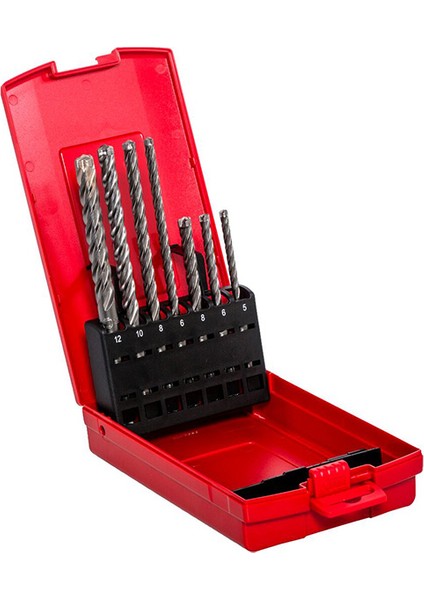 Ø5-12MM Sds Plus Quattrıc Iı Set Matkap Ucu Seti