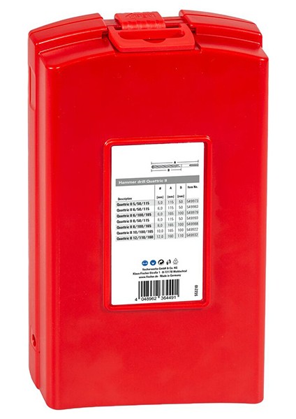 Ø5-12MM Sds Plus Quattrıc Iı Set Matkap Ucu Seti