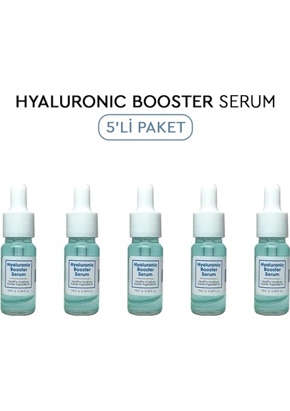 Hyaluronic Booster Serum 10ML (5ADET) - Yoğun Nemlendirici Serum