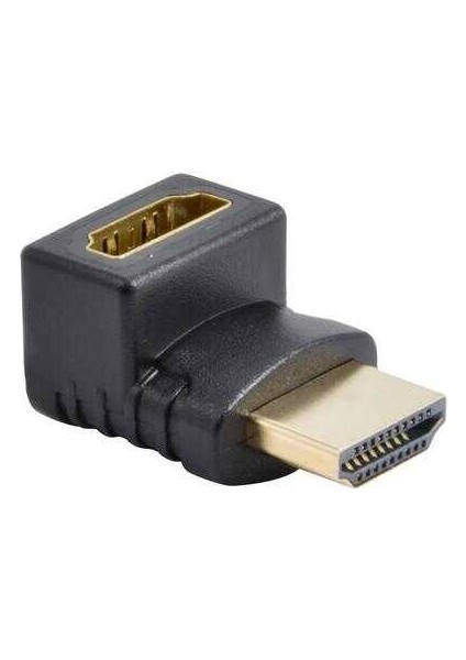 270° Derece HDMI Dirsek Adaptörü - HDMI L Çevirici Uzatma Dönüştürücü