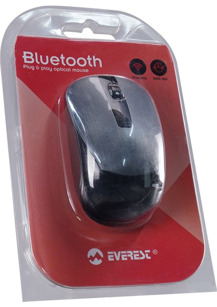 SM-BT84 Bluetooth 800/1200/1600 DPI Optik Kablosuz Mouse