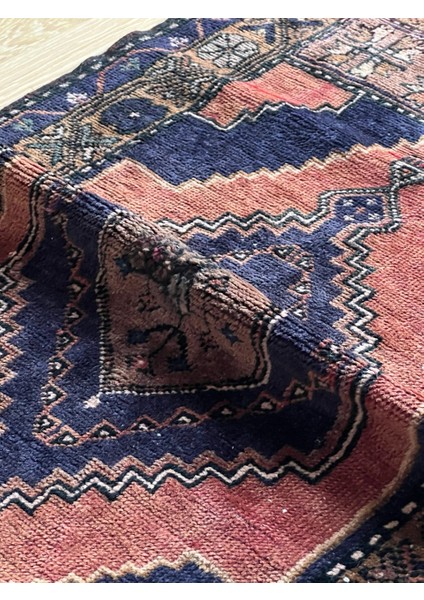71X124 cm Vintage Türk Halısı Oryantal Desen, Osmanlı Tarzı El Dokuma Kilim, Vintage Severler Için Şık Dekorasyon indirimleri