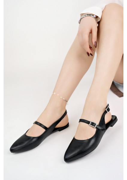 Tolgado Carina Baretli Taş Tokalı Babet