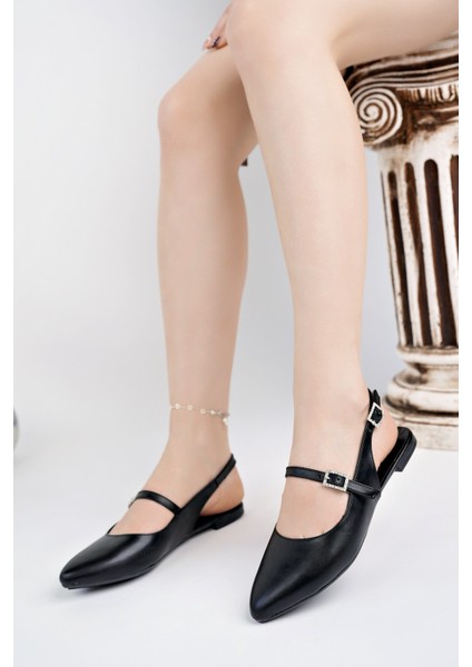 Tolgado Carina Baretli Taş Tokalı Babet modelleri