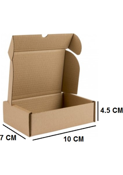 E-Ticaret Kutusu, Takı Kutusu, Küçük Ürün Kutusu 10X7X4,5 cm 250 Adet