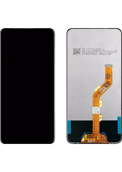 Tecno Camon 15 Pro LCD Ekran Dokunmatik Çıtasız Siyah