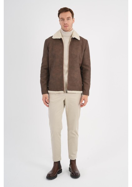 Luncio Kahverengi Kürklü Mont fiyatları