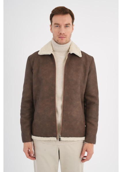 Luncio Kahverengi Kürklü Mont indirimleri